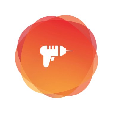 Elektrikli matkap kavramı, vektör çizim 