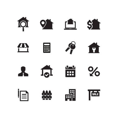 Emlak kavramı, vektör çizim 