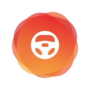 Direksiyon simidi kavramı, vektör çizim 