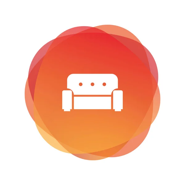 Studio Couch Консепт Векторні Ілюстрації — стоковий вектор