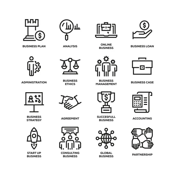 BUSINESS LINE ICON SET