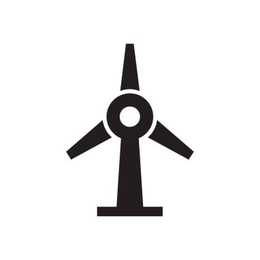 Rüzgar türbini simgesi kavramı