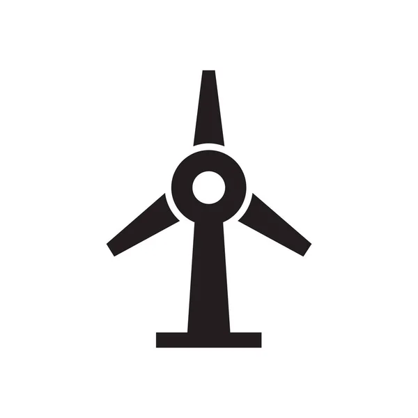 Concepto Ícono Turbina Viento — Foto de Stock