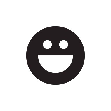 Emoji simgesi beyaz arka plan üzerinde izole kavramı