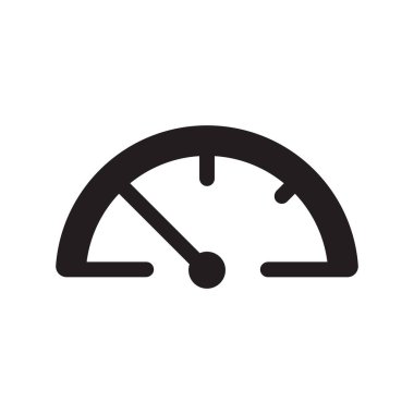 Gösterge simgesi beyaz arka plan üzerinde izole kavramı