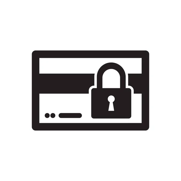 Protecção Pagamento Icon Conceito — Fotografia de Stock