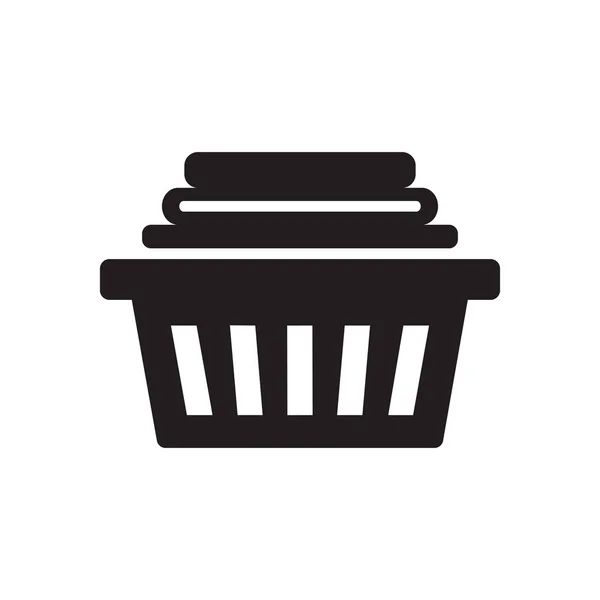 Laundry Basket Icon Concept — Stok Foto