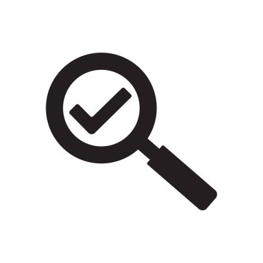 Arama simgesi beyaz arka plan üzerinde izole kavramı