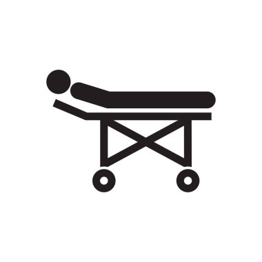 Sedye simgesi kavramı beyaz arka plan üzerinde