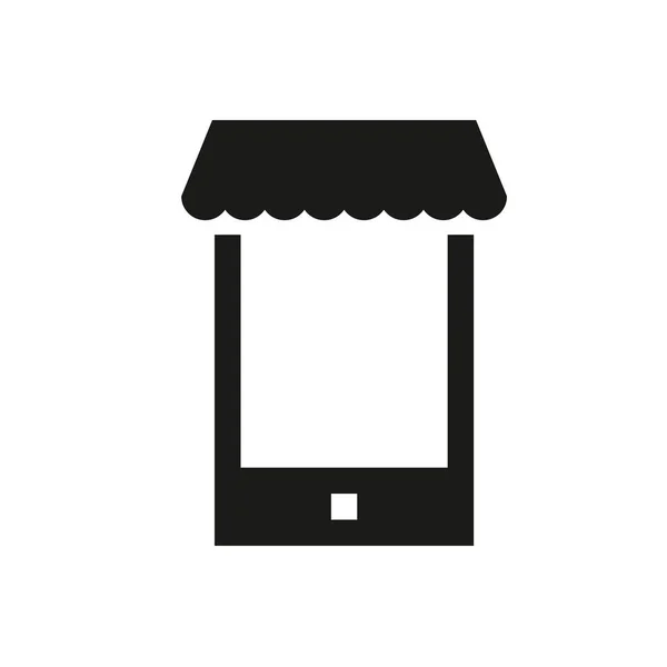 Mobile Store Icon Concept — Stok Foto