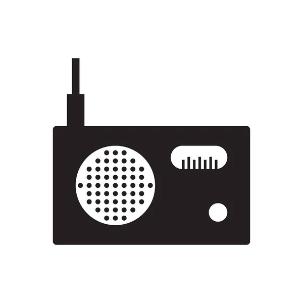 Radio Ads Icon Concept White Background — Stock Photo, Image