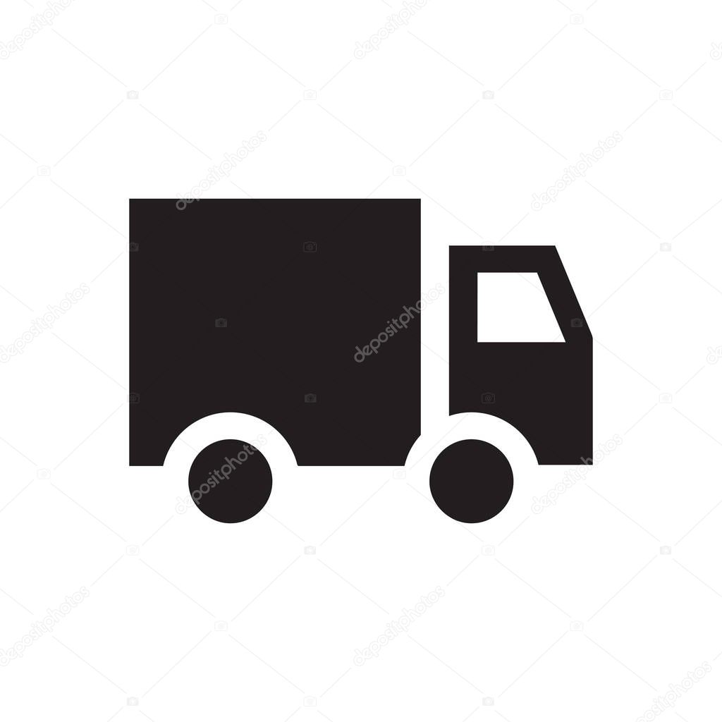 DELIVERY ICON CONCEPT on white background