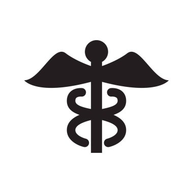 Sağlık sigortası simgesi kavramı beyaz arka plan üzerinde