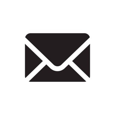 Bize posta simgesini kavramı beyaz arka plan üzerinde göndermek