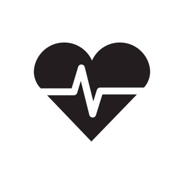 Beyaz arka plan üzerinde sağlıklı etkinliği simgesi kavramı