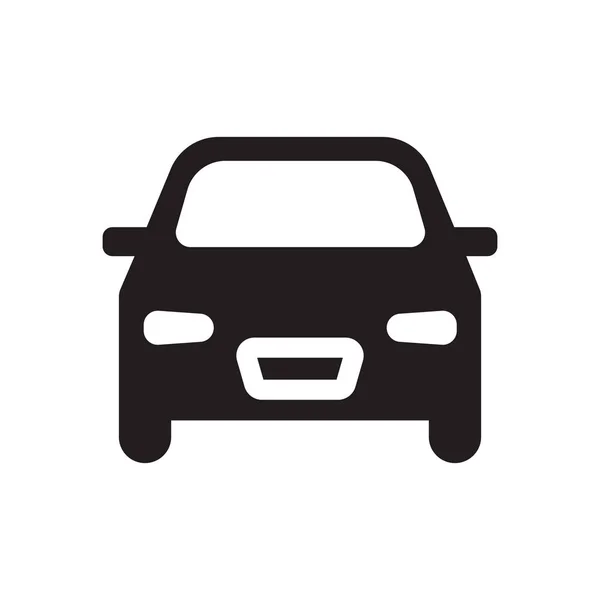 租车服务图标概念在白色背景 — 图库照片