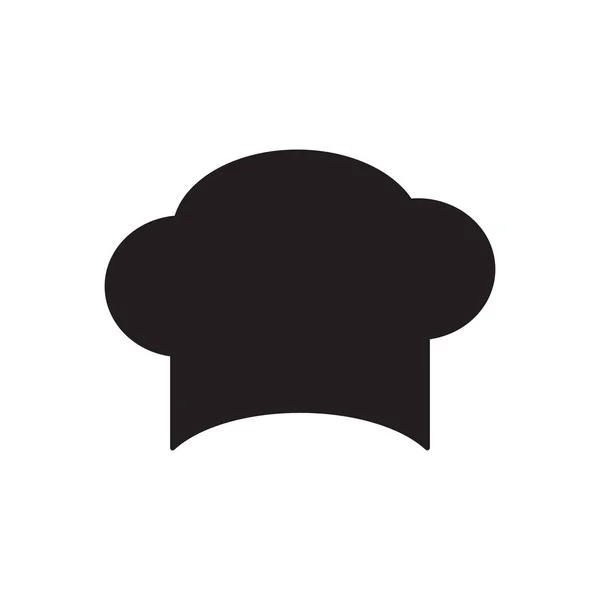 Chefs Hat Icon Concept White Background — Stock Photo, Image