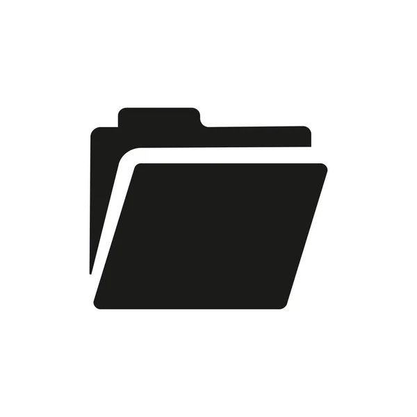 Folder Icon Concept Sfondo Bianco — Foto Stock
