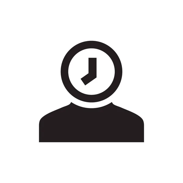 Punctuality Icon Concept White Background — Stock Photo, Image