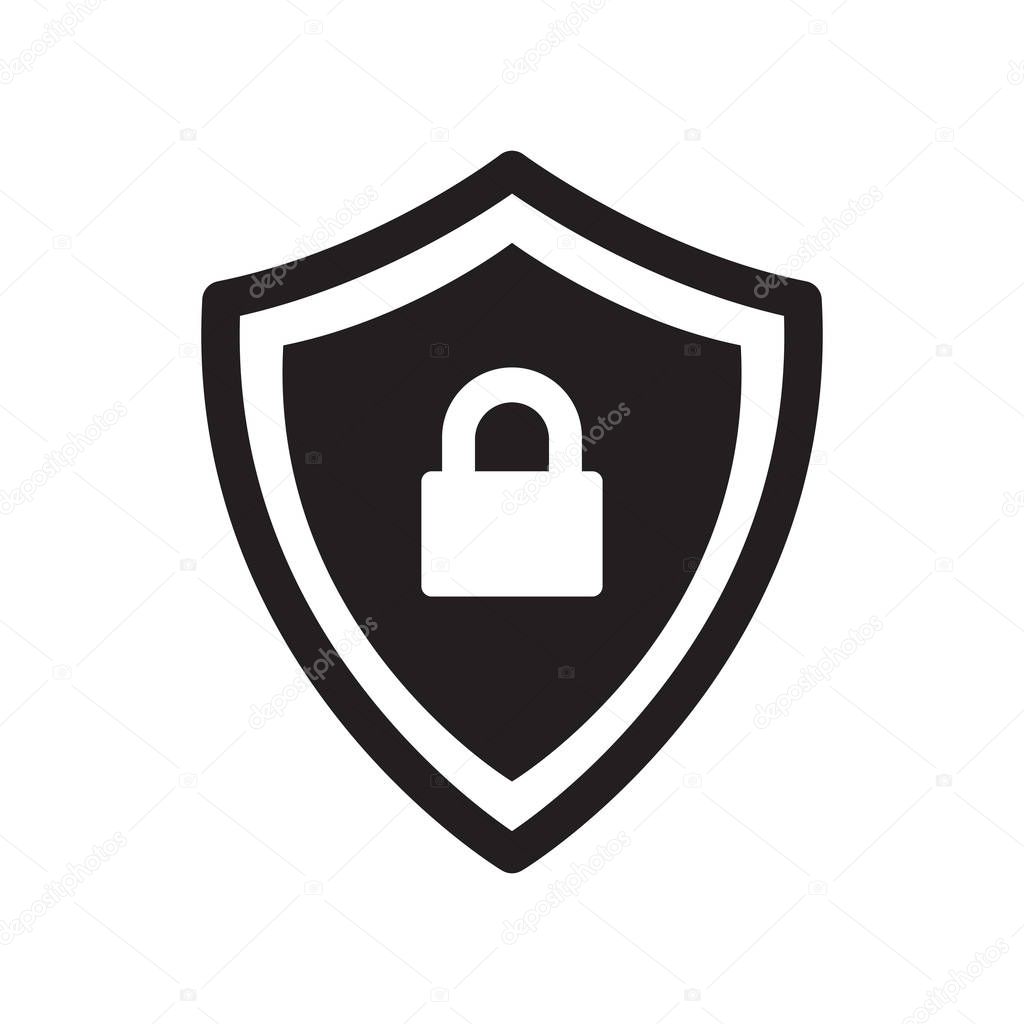 PROTECTION ICON CONCEPT on white background