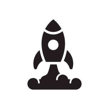 Başlat simgesi beyaz arka plan üzerinde izole kavramı