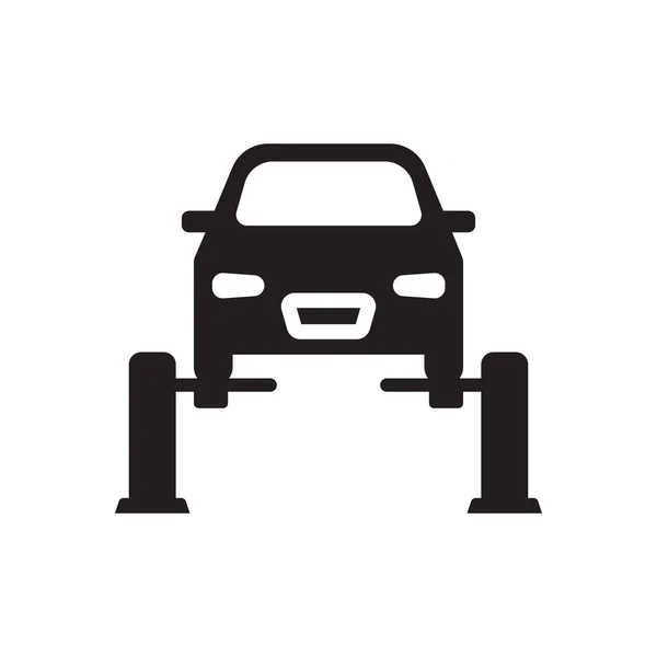 Car Lifter Icon Concept Sur Fond Blanc — Photo