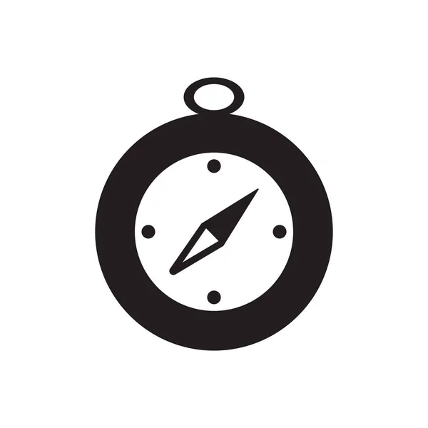Kompass Icon Konzept Auf Weißem Hintergrund — Stockfoto