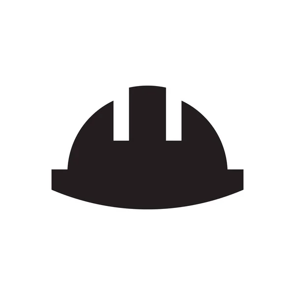 Hard Hat Icon Concept Sur Fond Blanc — Photo