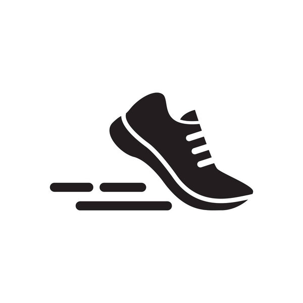 RUNNING ICON CONCEPT isolated on white background