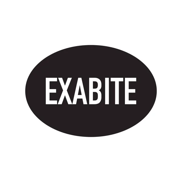 白い背景で隔離 Exabyte アイコン コンセプト — ストック写真