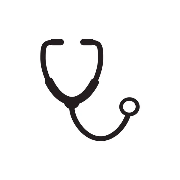Stethoscope Icon Concept Isolated White Background — Stock Photo, Image