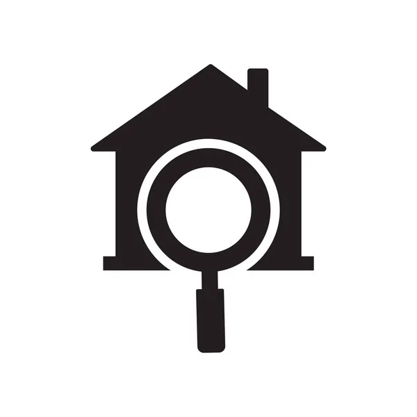 Rumah Search Icon Concept — Stok Foto