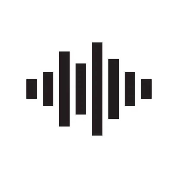 Sound Effekt Icon Konzept Isoliert Auf Weißem Hintergrund — Stockfoto
