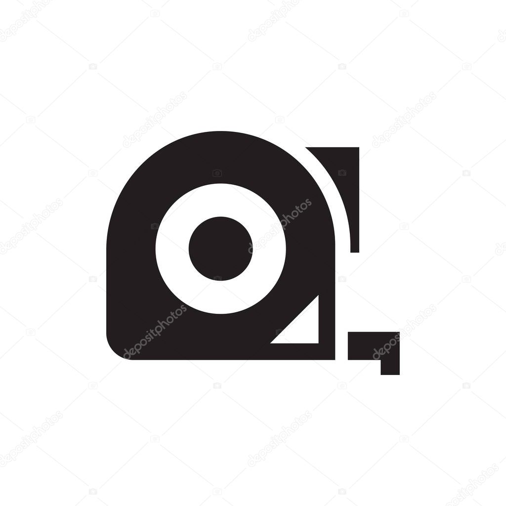 MEASURE ICON CONCEPT on white background