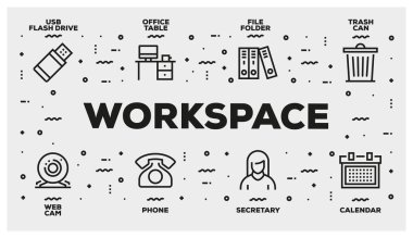 Çalışma alanı satır Icon Set