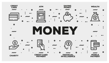 Para hattı Icon set