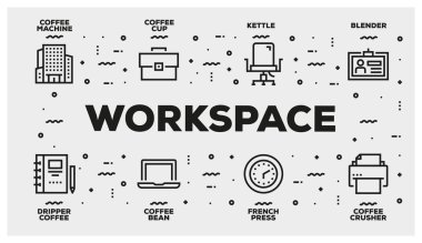 Çalışma alanı satır Icon Set