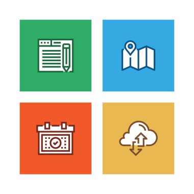 Sosyal Medya Icon set hattı