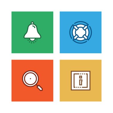 Temel arabirimi satır Icon Set