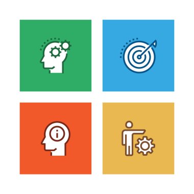 Danışmanlık hattı Icon Set