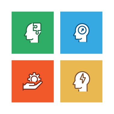 Danışmanlık hattı Icon Set