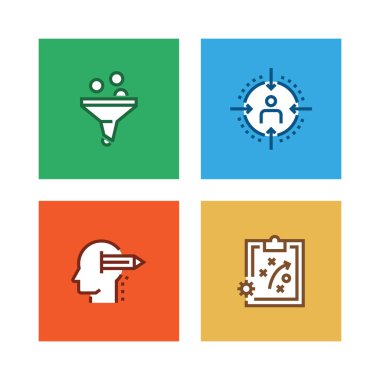 Ürün yönetimi satır Icon Set