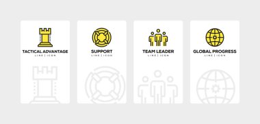 İş öğeleri satır Icon Set