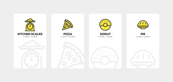 SET ICONICA LINEA BAKERY — Foto Stock