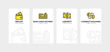 Para hattı Icon set