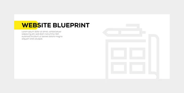 Koncepcja transparent witryny Blueprint — Zdjęcie stockowe