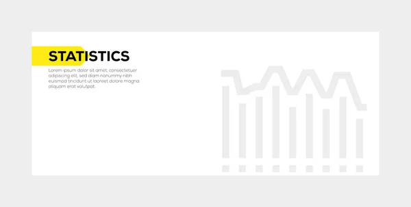 İstatistik afiş kavramı — Stok fotoğraf