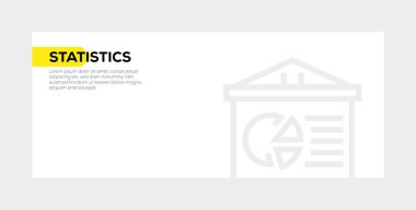 İstatistik afiş kavramı