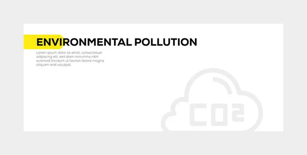 Konzept zur Umweltverschmutzung — Stockfoto