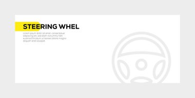 Direksiyon Whel afiş kavramı